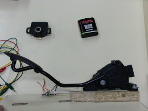 Los sensores del pedal del acelerador