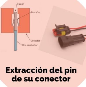 Kit extractor de pines universal extracción del pin
