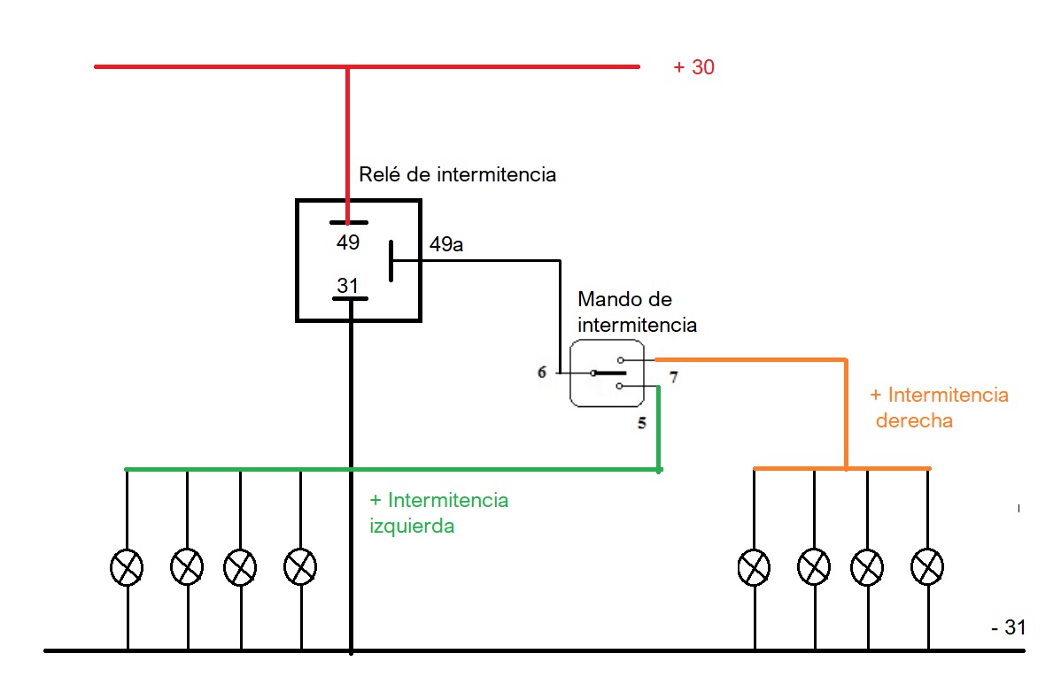 Coche 2 plumillas 12v señal electrónica intermitentes relé intermitencia 