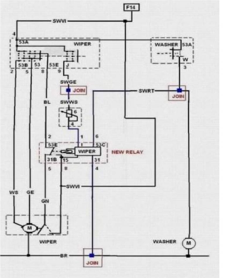 Circuito eléctrico del limpiaparabrisas - Electricidad Automotriz