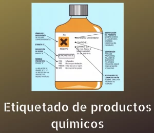 Etiquetado de productos químico. Señalización electromecánica