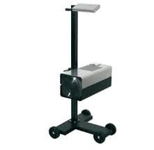 Regloscopio o centrador de faros para el ajuste del alumbrado del automóvil.