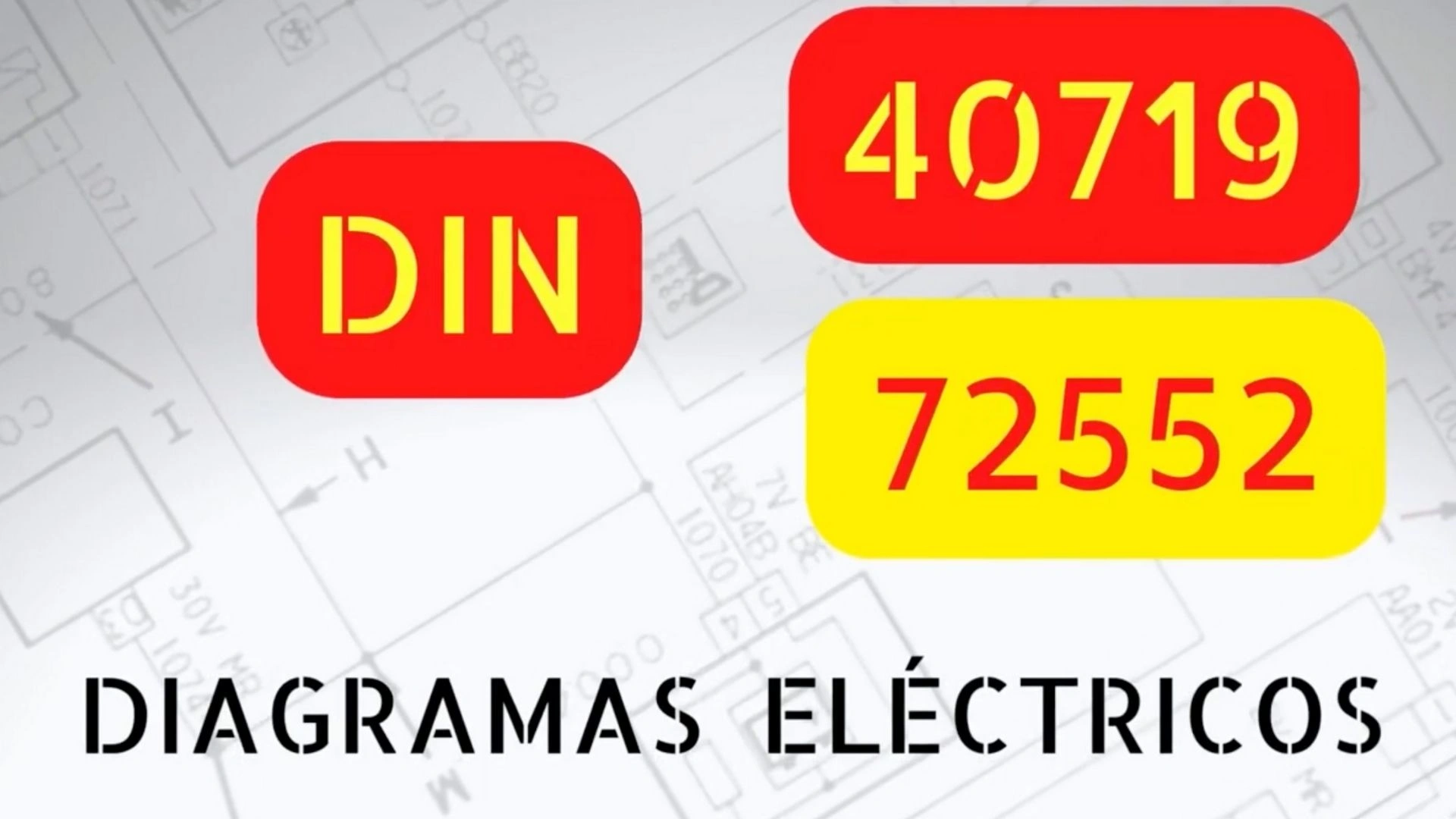Normas DIN 40719 y DIN 72552 sobre fondo técnico de esquemas eléctricos aplicados a la industria automotriz