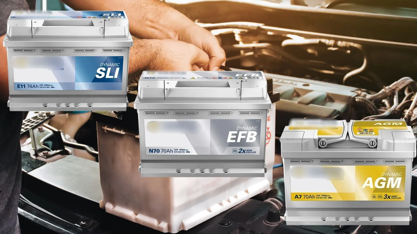 Comparativa batería AGM vs EFB vs plomo ácido en coche con sistema Start-Stop